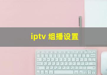 iptv 组播设置